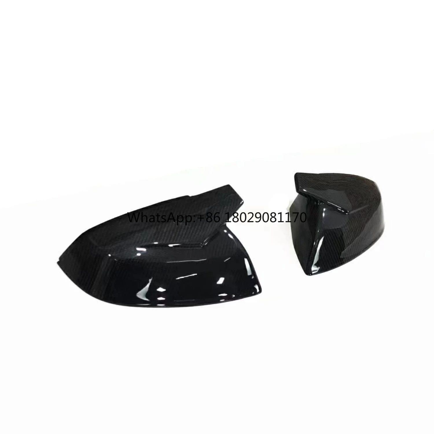 Cubierta de espejo retrovisor de fibra de carbono Q5, venta directa de fábrica para Audi Q5 SQ5, carcasa de cubierta de espejo lateral 2018-2020 con asistencia