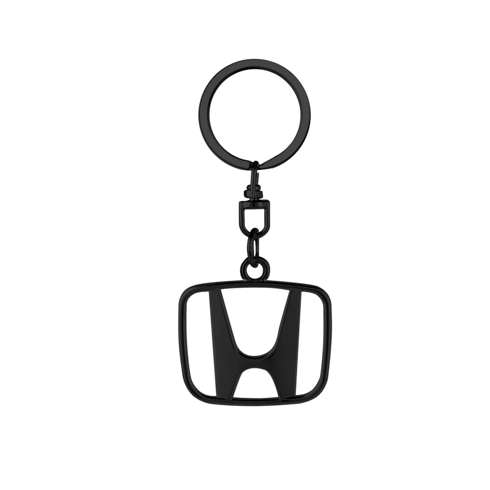 1/2PC Car Key Chains Keyring Pendant Metal Keychain Holder Auto Accessories For Honda Mugen Typer ACCORD Avancier Airwave Civic