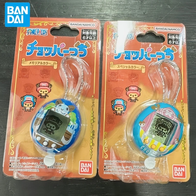 Original Bandai One Piece Tony Chopper Tamagotchi Touch Screen Watch Electronic Pet Game Machine Anime Action Figures Toys