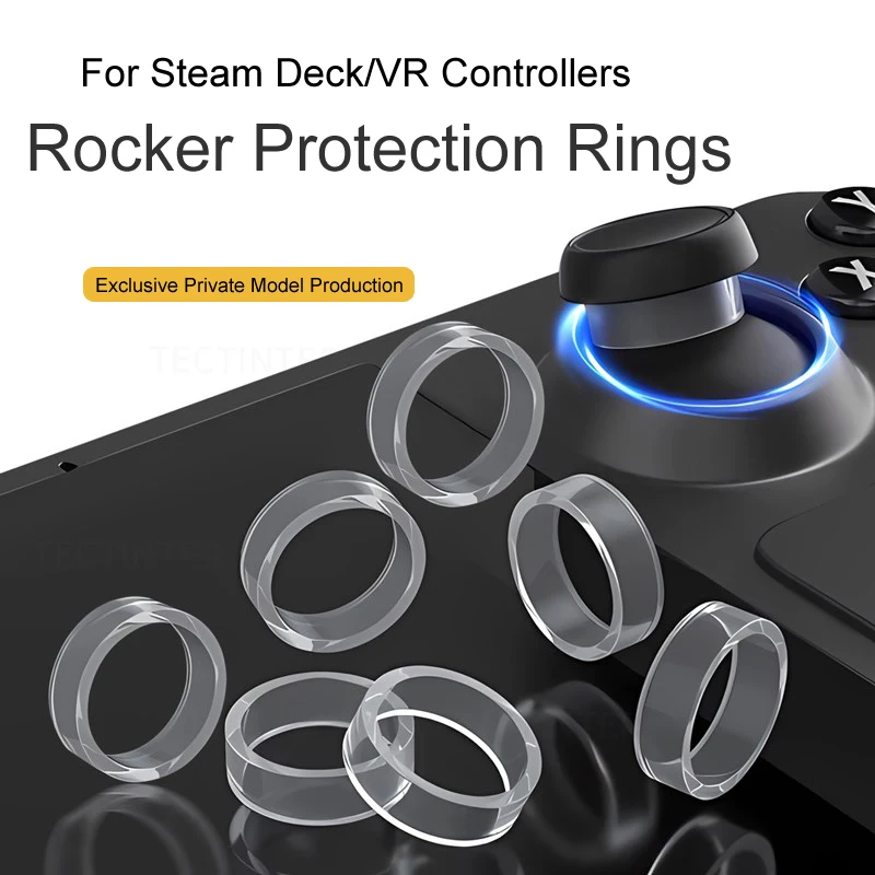 4pcs Cover Rocker Rubber Ring For PS5/ PS4/ Switch PRO Joystick Silicone for Rog Ally Game Console For Pico4 Wear Resisting