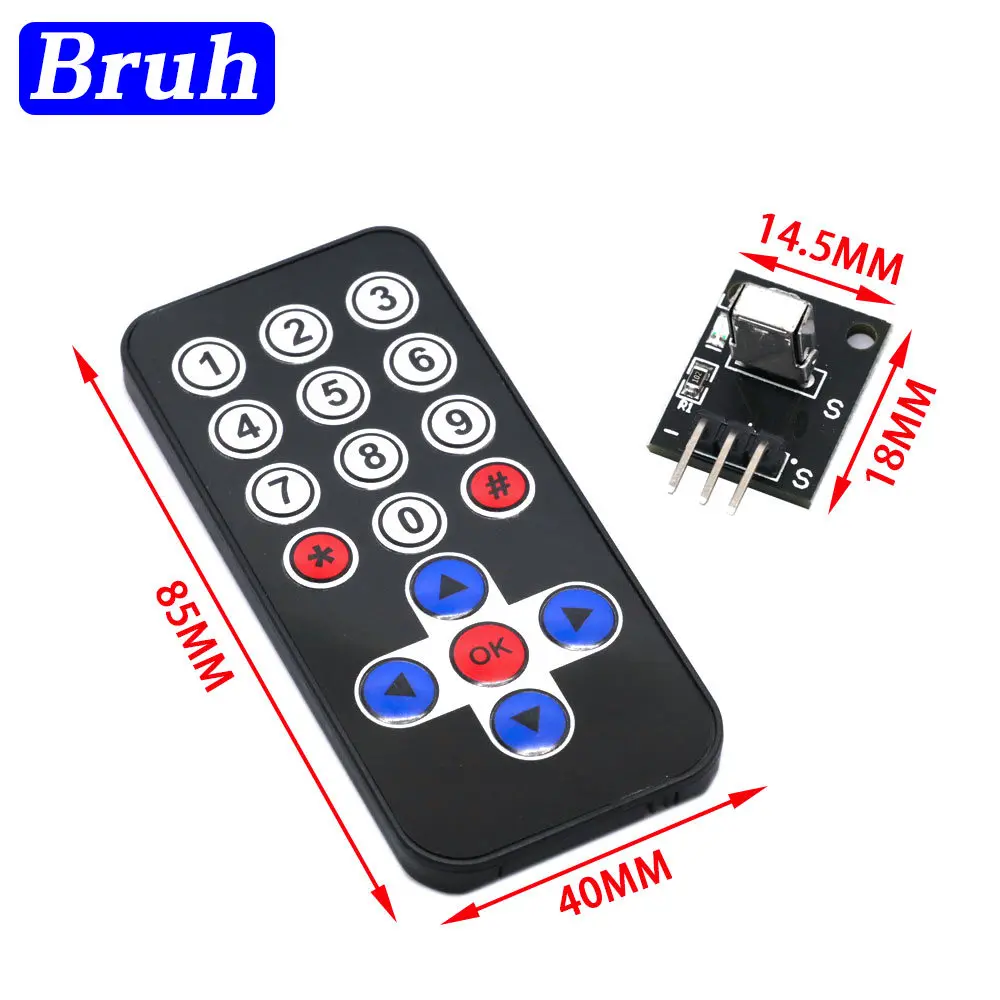 Smart Electronics Infrared IR Wireless Remote Control Module Kits HX1838 for arduino Diy Kit