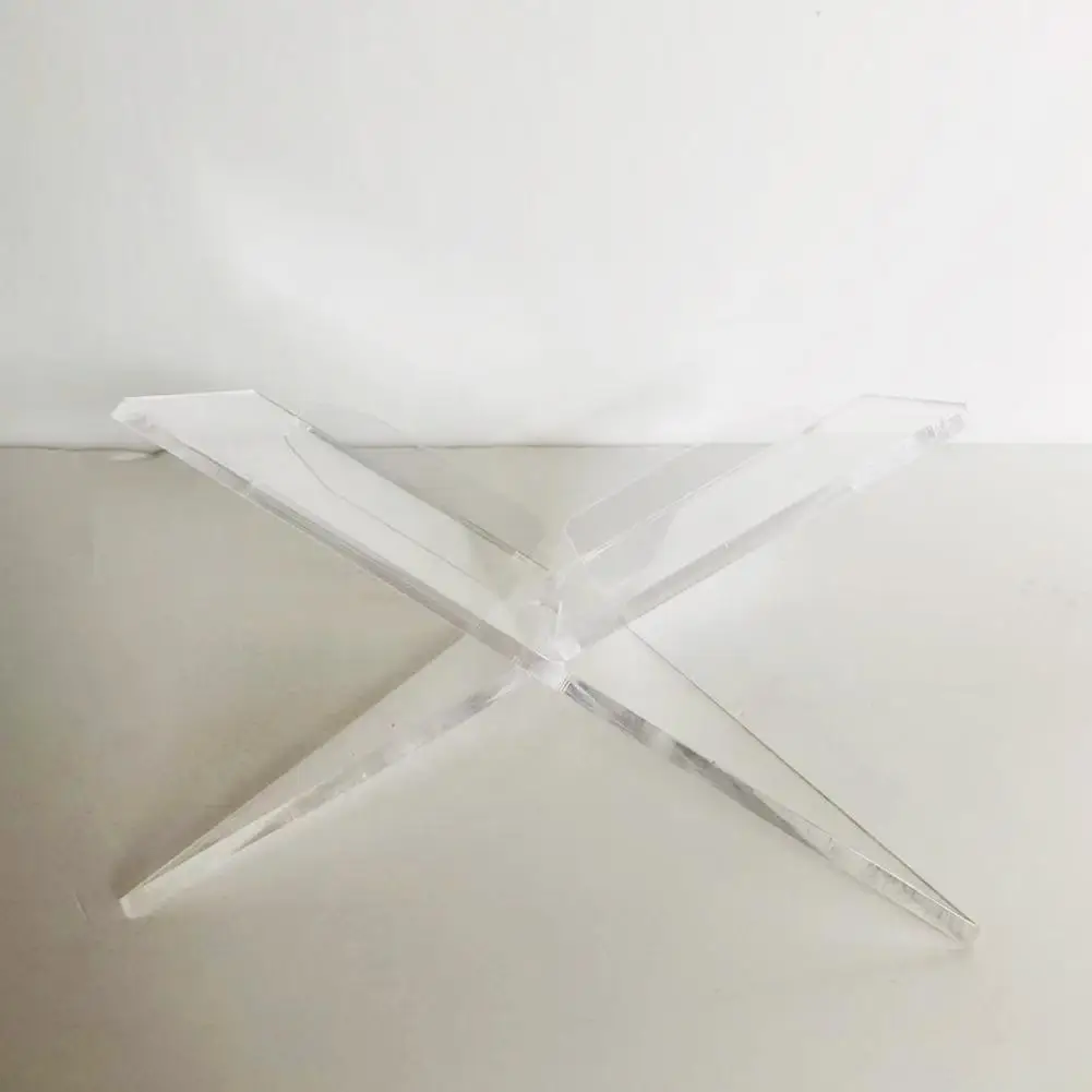 Easy Assembly Book Holder Acrylic Bookshelf Space-saving Acrylic Book Holder Easy-to-install Rack for Home Study Kitchen Display
