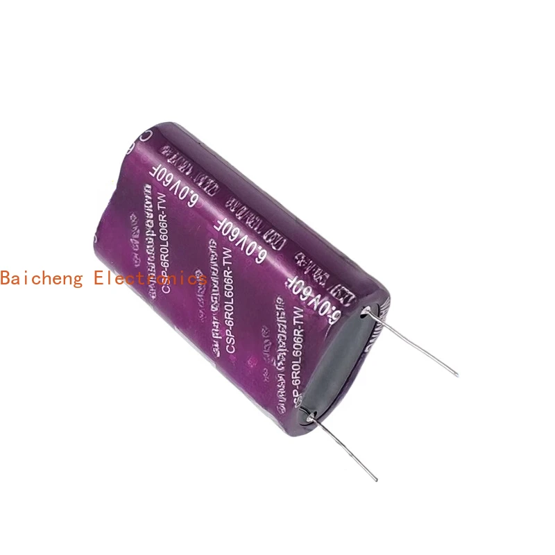 2PCS 6V60F Farad Kondensator Kleine Modul Hohe Strom CSP-6R0L606R-TW Kombination 6V Backup Netzteil