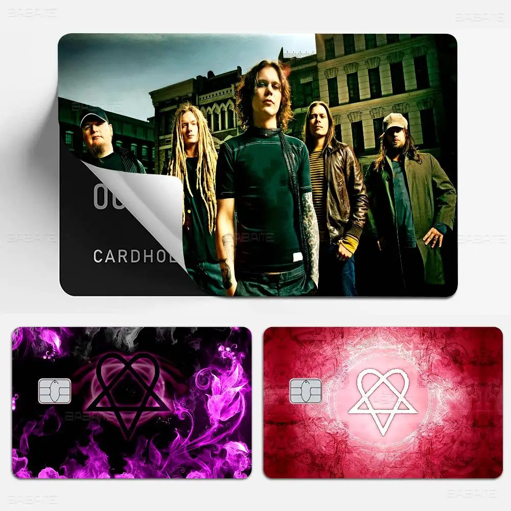 Rock H-HIM Band Game Film Cover Sticker Case for Small Chip Credit Debit Card Front Side