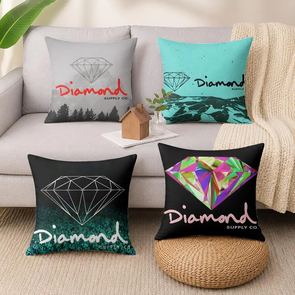 D-Diamonds S-Supplys C-Cos Cushion Cover Wrinkle-Resistant Short Plush Cushion Covers Breathable Machine-Washable