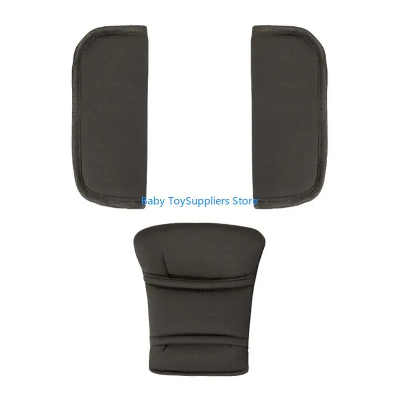 

R1WF Детские коляски Наплечная подушка Удобная защита паха для коляски для малышей Черный