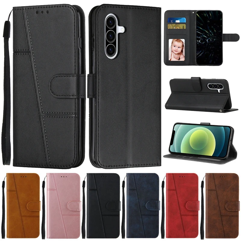 For Samsung Galaxy A57 Case Flip Wallet Book Cover for Coque Samsung A57 A37 A17 A07 5G 4G Leather Protection Phone Cases Fundas