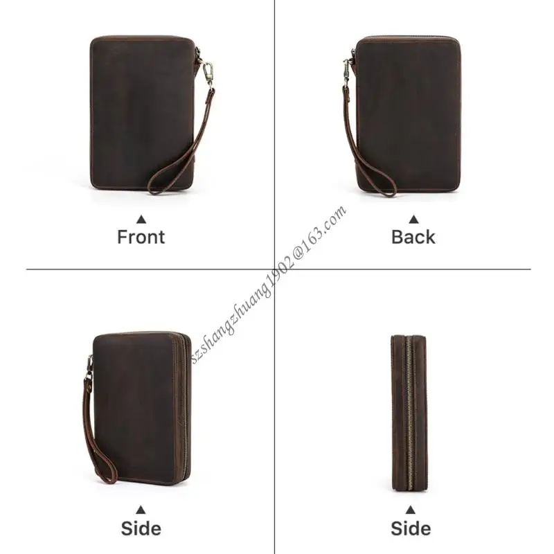 Q6RB PU CASE LEATHER CASE DOR 12 Watch Straps يتدفق