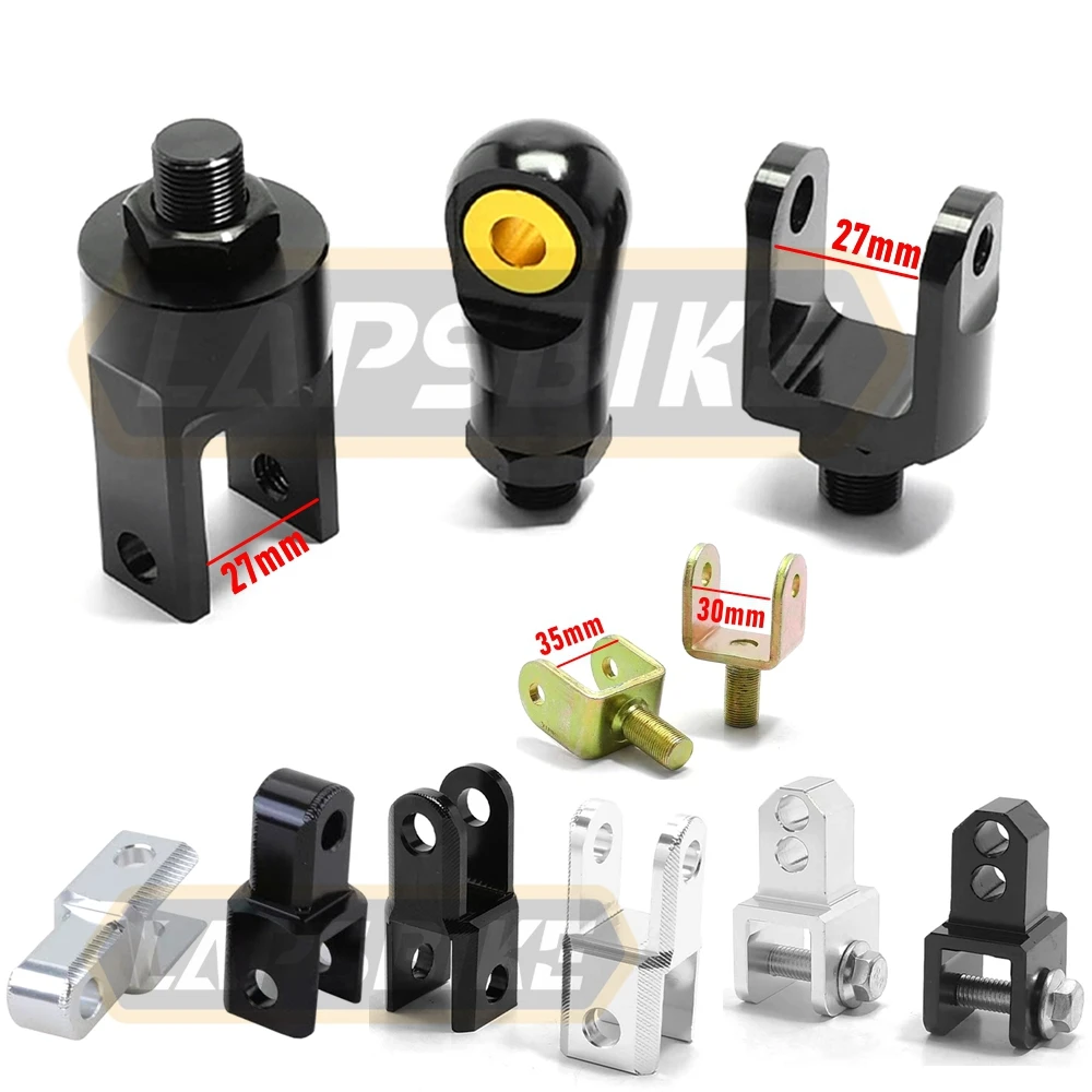 

Motorcycle E-Bike Universal Modify Part Rear Shock Heighten Device Height Extension Extender Round End/Fork End Convert Adapter