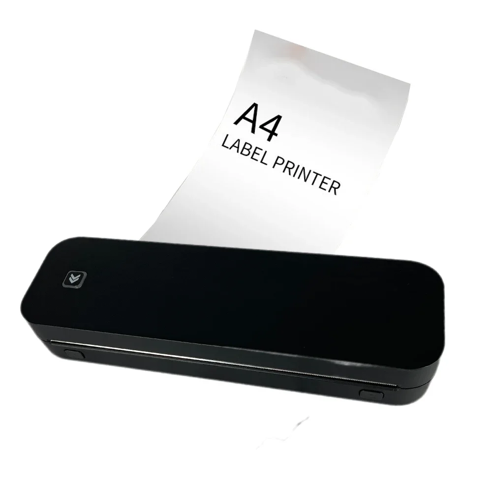 A4 Thermal Printer 203DPI Bluetooth Pocket Photo Document Printer Memo Note Tattoo Printing Wireless Inkless Thermal Printer