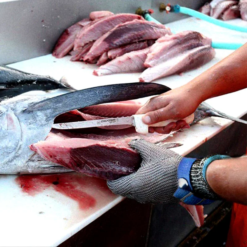 Sarung Tangan Potongan Baja Sarung Tangan Baja Tahan Karat Sarung Tangan Kerja Sarung Tangan Kerja Dapur Tukang Daging Anti Potong Jaring Logam