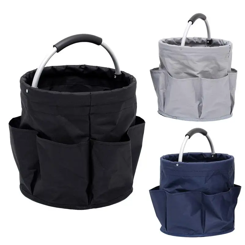 Garden Tool Basket Bucket Organizer Pouch Storage Bag Gardening Tool Bag Hand Tool Bag Planting Props Basket For Shopping Camp