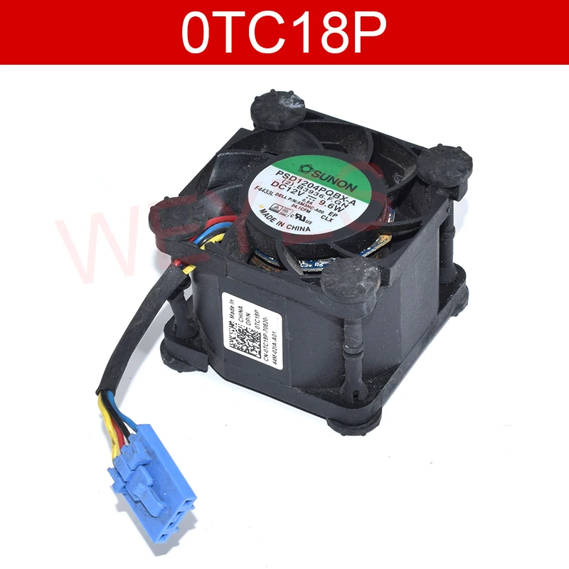 

For SUNON PSD1204PQBX-A 0FCVCN 0TC18P DC12V 0.8A Four Lines Square Cooling Fan