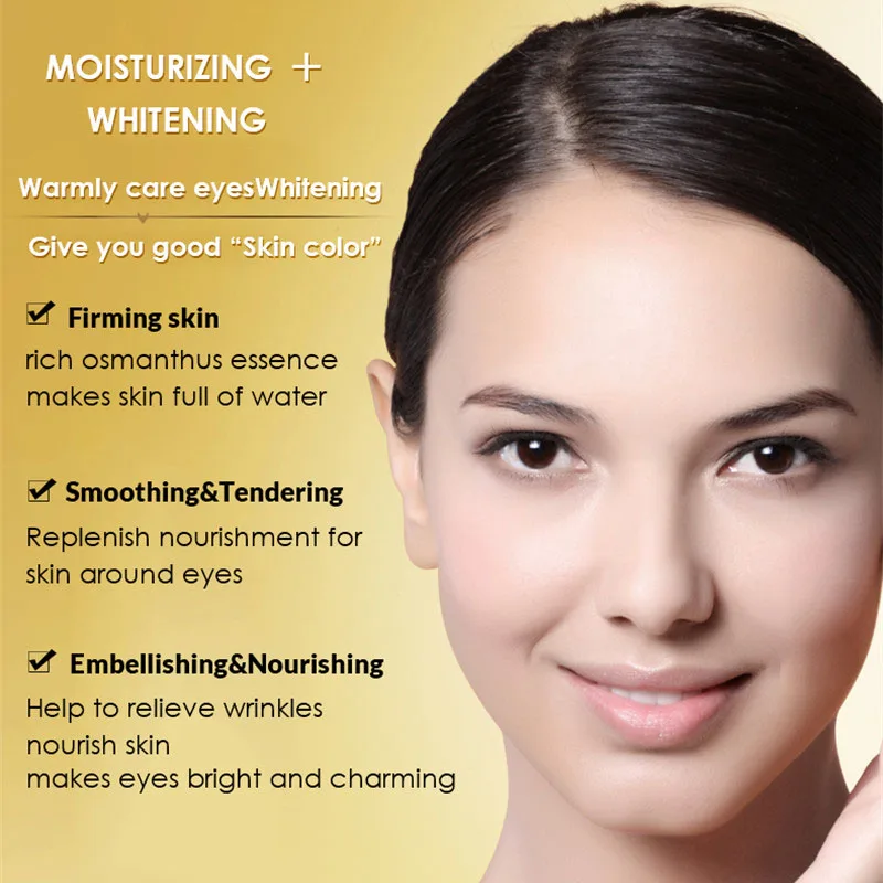 60 قطعة/صندوق الذهب كريستال الكولاجين قناع عين مكافحة الهالات السوداء أكياس العين ثبات ترطيب بقع عين عيون منتجات العناية بالبشرة #4