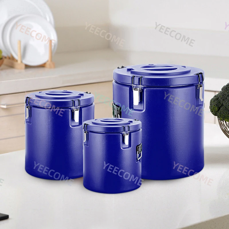 YJM5630 Factory Wholesale Portable Cooler Box 3 Piece Set 10-20-50L Round Ice Bucket Popular Cooler Box Ice