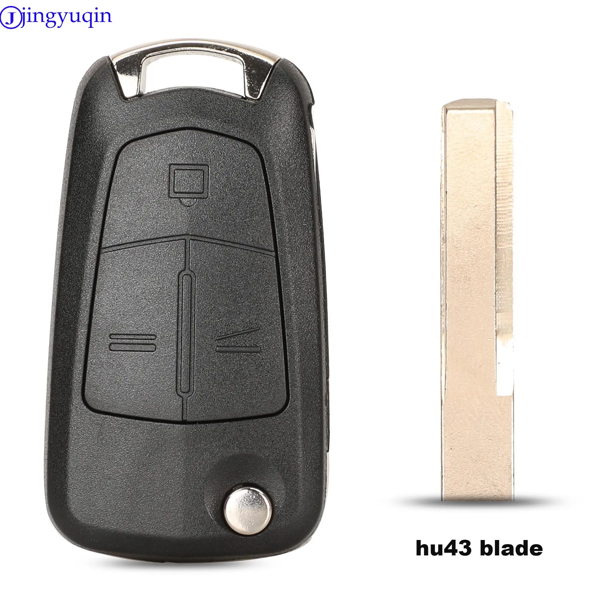 jingyuqin 3 Buttons Remote Car Key Fob For Opel Vauxhall Vectra C Signum 2002 2003 2004 2005 2006 2007 2008 2009