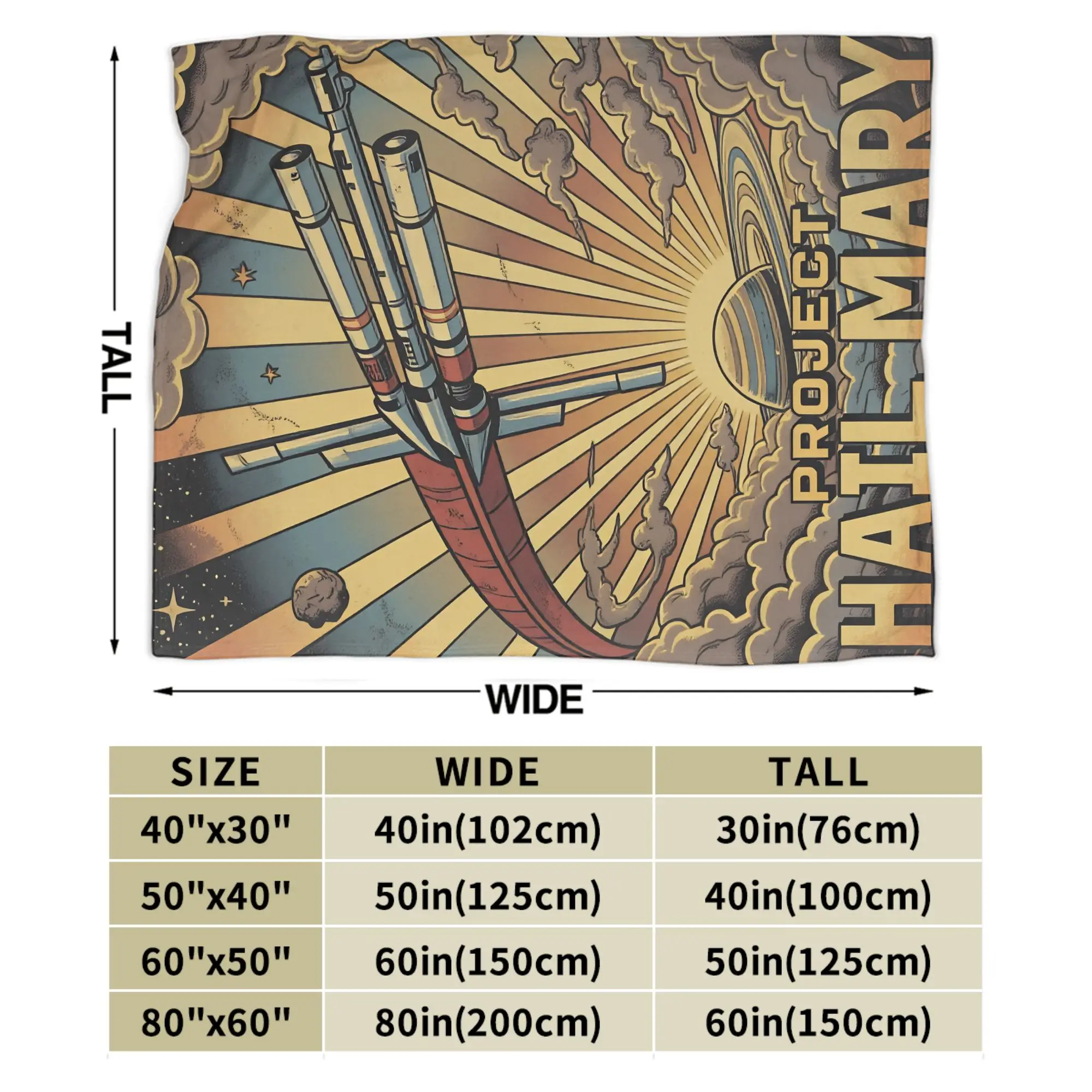 Project Hail Mary Warm Blanket  Girls Boys Plush Throw Blanket Street Trend Couch Chair Flannel Bedspread Sofa Bed Cover