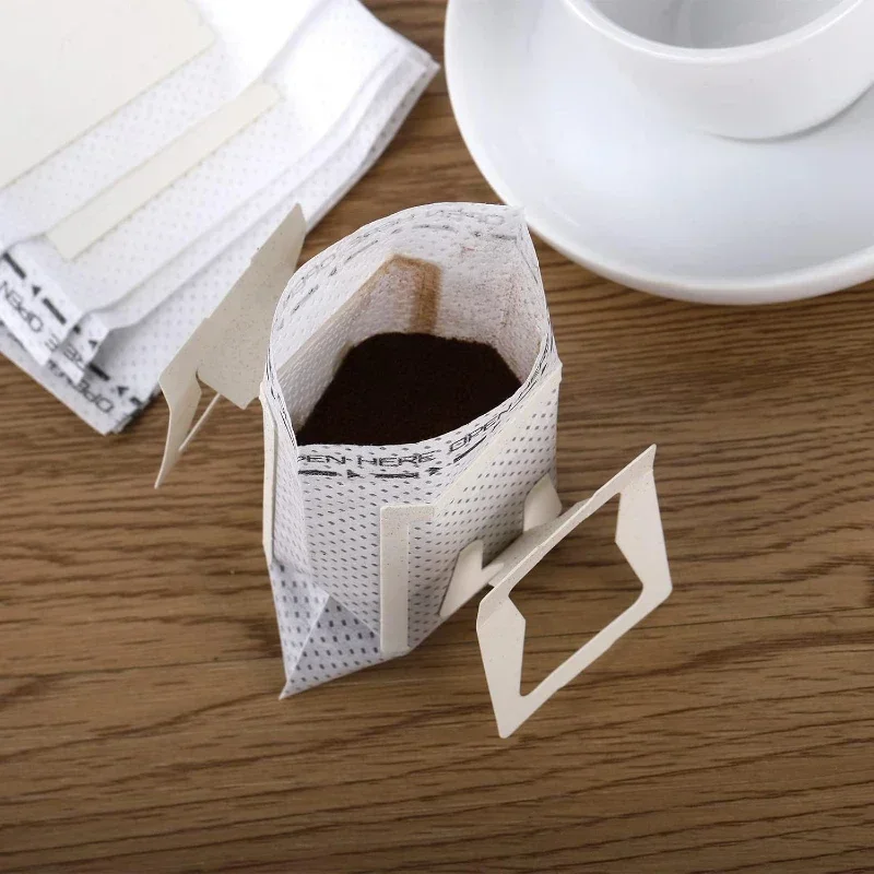 50-200pcs Coffee Filter Bags Disposable Drip Coffee Paper Pack Portable Hanging Ear Espresso Coffee Tea Making Tool Accessories