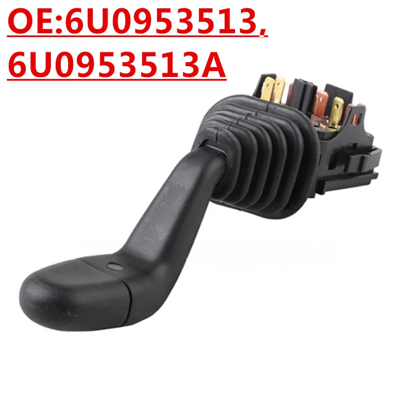

Новый OE: 6U0953513, 6U0953513A, подходит для Volkswagen Skoda, автомобильный переключатель стеклоочистителя, комбинированный переключатель указателя поворота стеклоочистителя