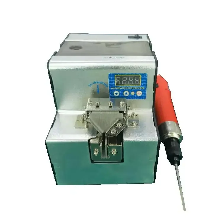 Automatic Screwdriver Power Electric Screw Driver With An Auto Screw Feeder Screwing Tightening Locking Machine For Industrial