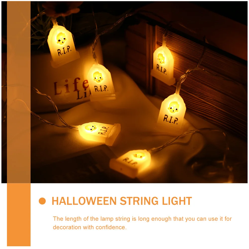 

Halloween Themed String Light Creative Unique Decor Operated Long Length Indoor Outdoor Party Supplies