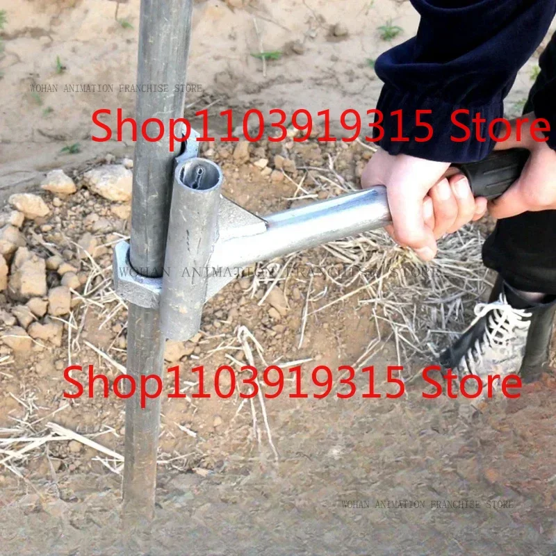 

Greenhouse Steel Pipe Insertion Tool Extubation Insertion Device Vegetable Skeleton Accessories Labor-saving Insertion Removal