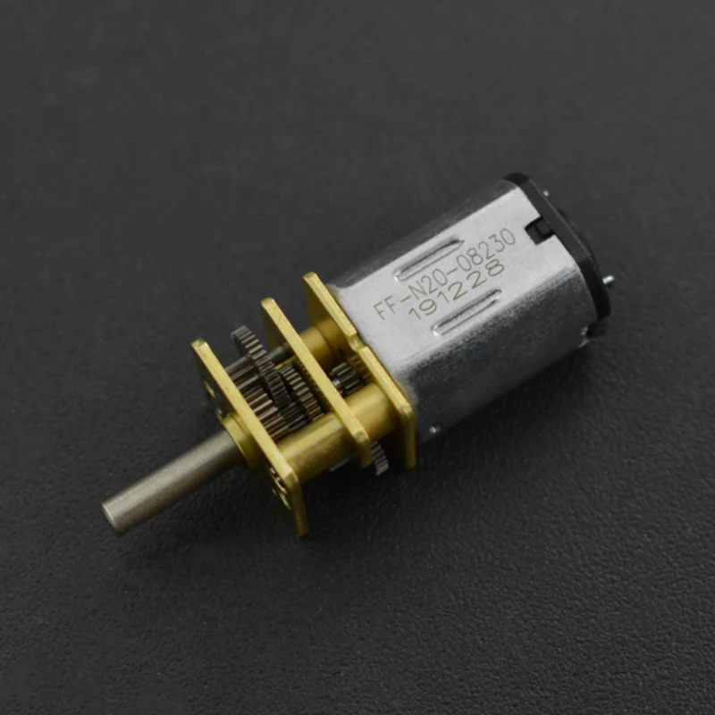 

Miniature Metal Gear Motor (6V 50RPM 250g * cm)