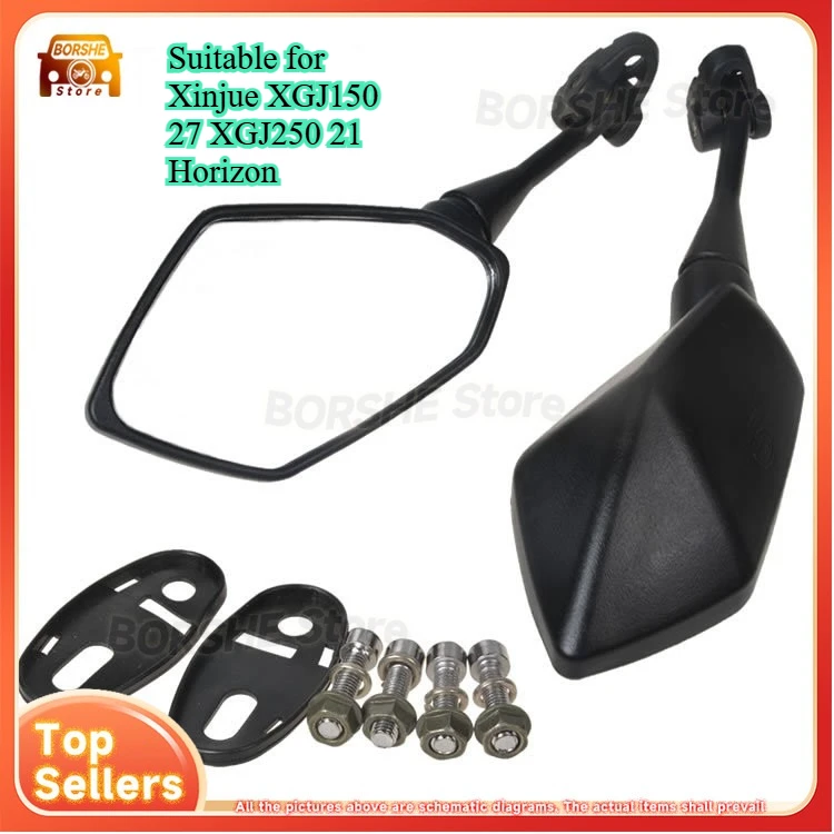 

Rearview Mirror Suitable for Xinjue XGJ150 27 XGJ250 21 Horizon Motorcycle