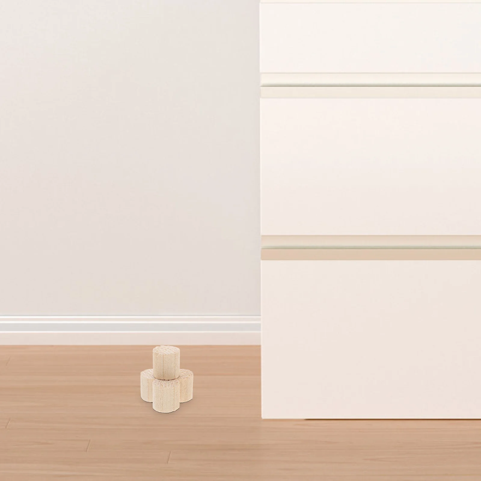 

4Pcs Heavy Duty Wooden Furniture Risers Bed Risers Sofa Lift Blocks Chair Desk Leg Extenders Non Slip Furniture Pads Riser