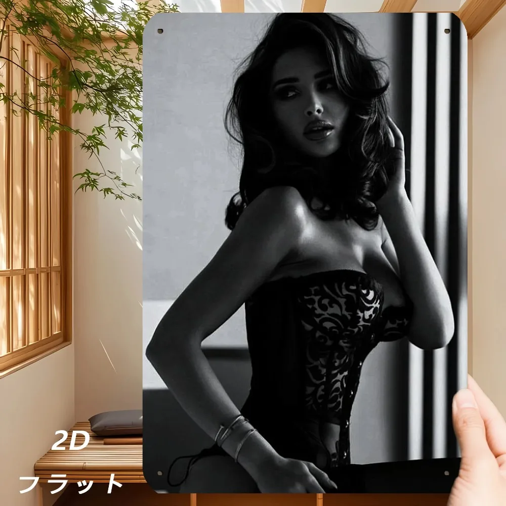 

Art Deco Style Iron-On Wall Decal, Elegant Lace Bodysuit Sign for Ramadan 2026, Valentines Day & Holiday Decor, 8x12 Inch