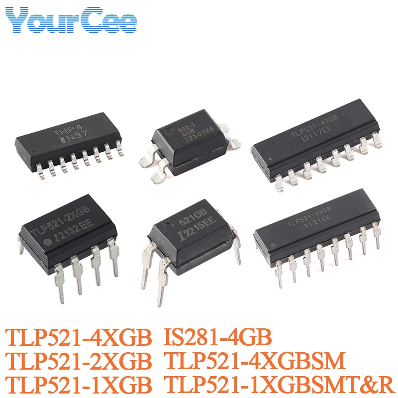 20pcs/5pcs IS281-4GB IS281 THP4 SOIC-16 4-Channel Way Optoisolator Transistor Output Optocoupler IC Chip TLP521