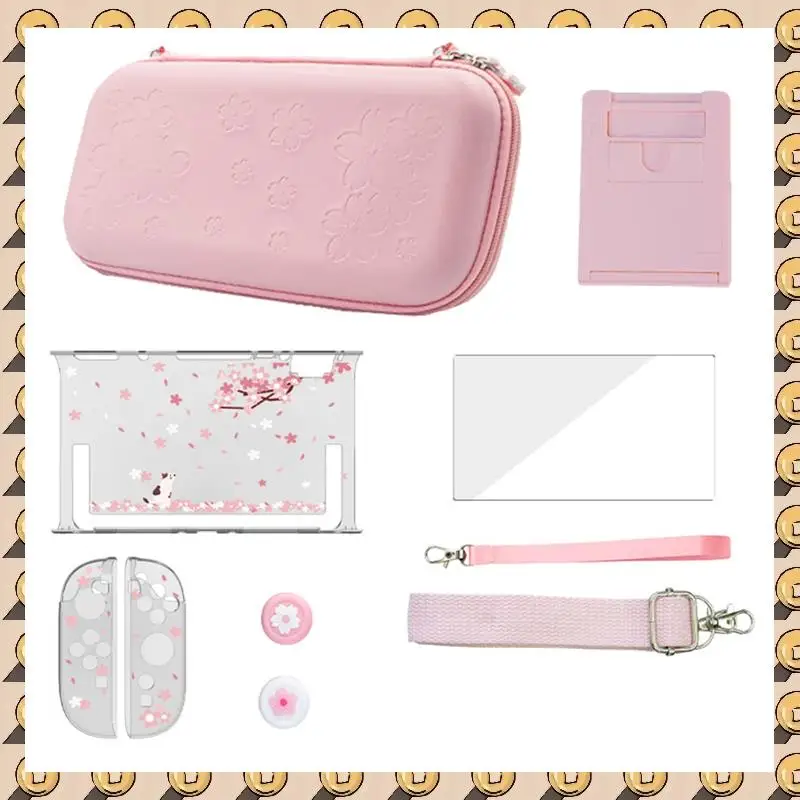 

A003 Storage Bag Drop-Proof Waterproof Girly Heart Bursting For Switch NS2 Accessorie