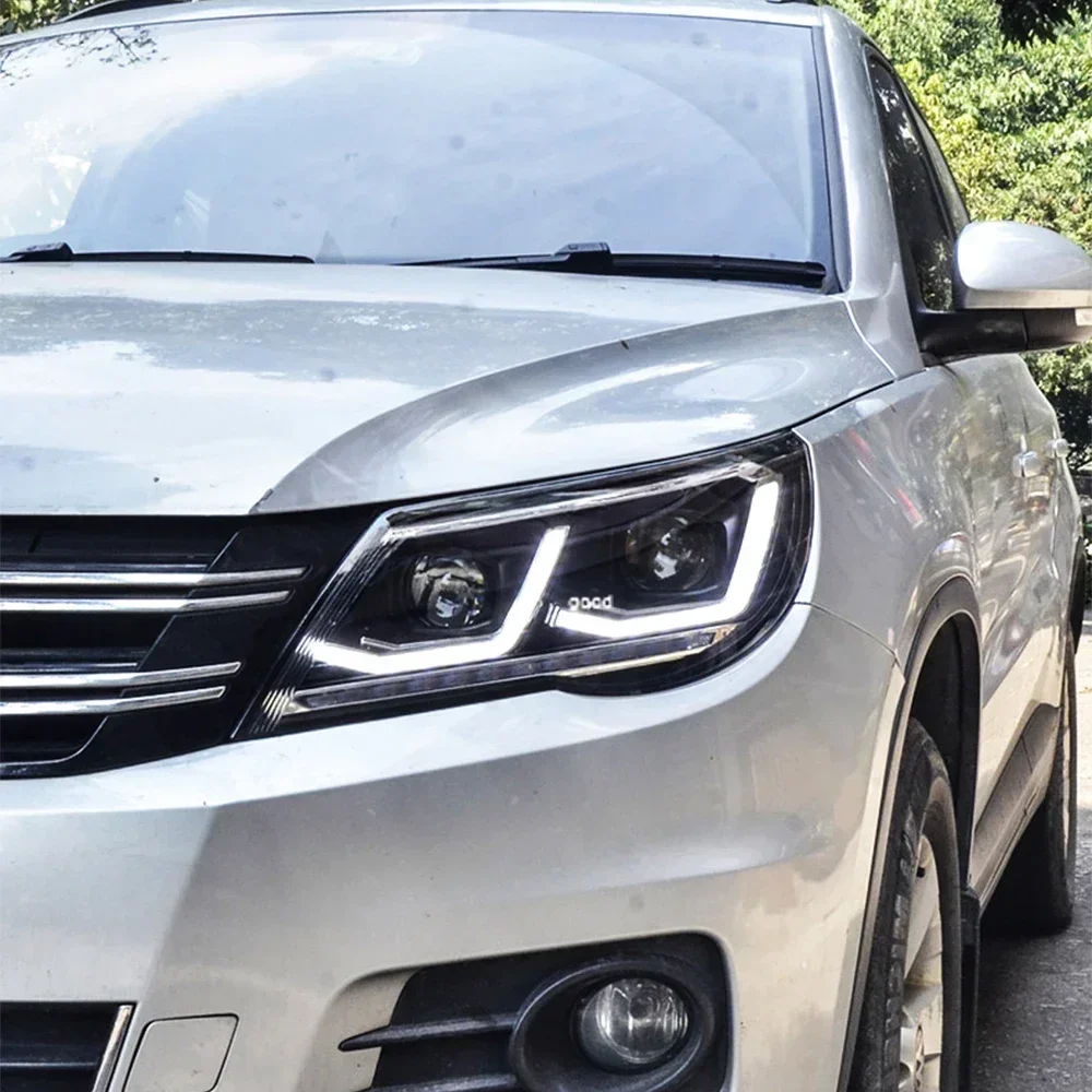 

Для Tiguan 2009-2012 автомобильные фары, системы освещения в сборе, светодиодные автомобильные фары, проектор, линза, стример, аксессуары для поворотников