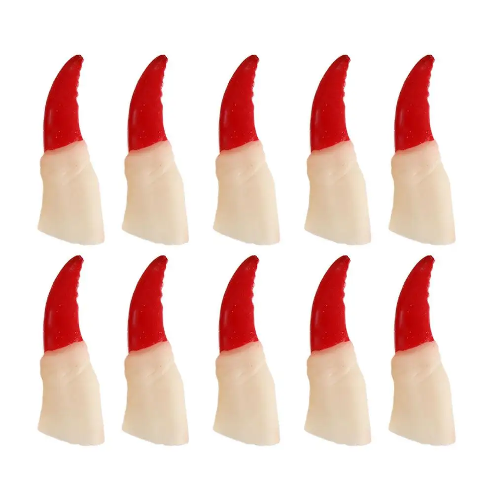 

Terrible Fake Finger Set Rubber For Women Men Witch Nails Wicked Witch Decor Witch Nose Halloween Supplies Halloween Prop Toys