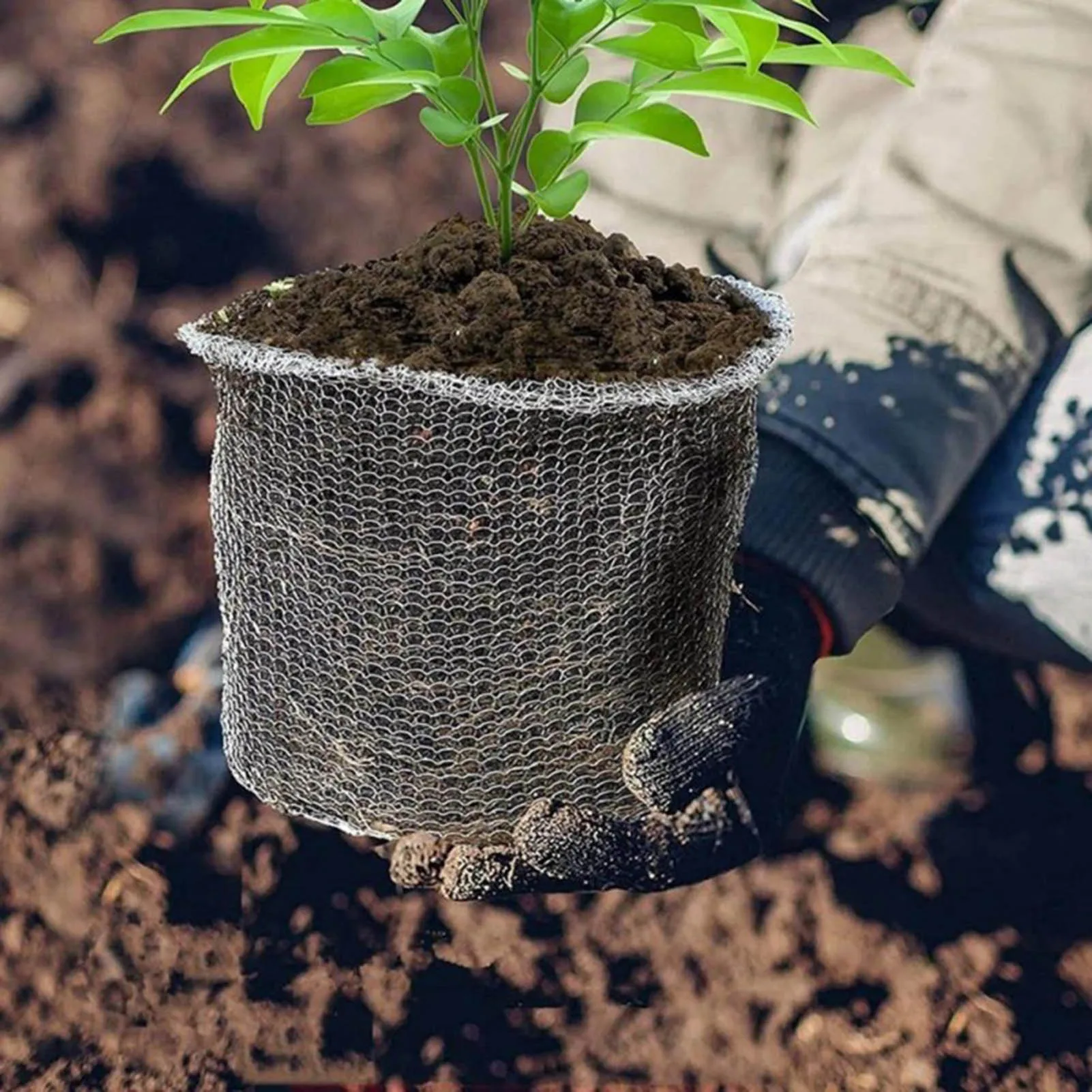 Grass Root Anti Squirrel Net Bag Avoid Insect Damage to Plant Roots for Garden Planting Accessories