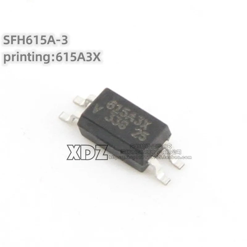 10pcs/lot SFH615A-3 SFH615A Silk screen printing 615A3X SOP-4 package Original genuine Optocoupler chip