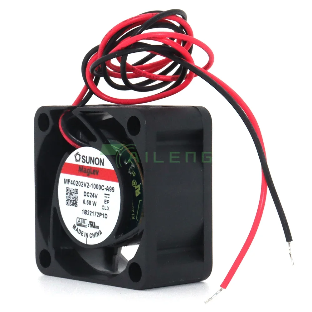SUNON MF40202V2-1000C-A99 팬의 새로운 기능 4020 DC 24V 0.68W 40*40*20MM 자동 냉각 팬