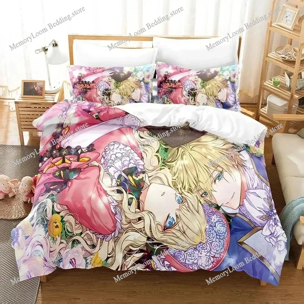 

3D Print Anime Bibliophile Princess Bedding Set Duvet Cover Bed Set Quilt Cover Pillowcase Comforter king Queen Size Boys Adult