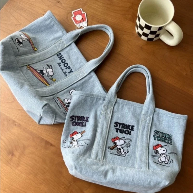 Yeni Snoopy Comic Denim Tote, - Travel Accessories Tech incelemesi ve fiyatı