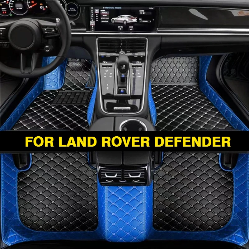 

Custom Car Floor Mats For LAND ROVER DEFENDER 2008 2011 2014 2017 2023 Auto Carpets Foot Coche Accessorie