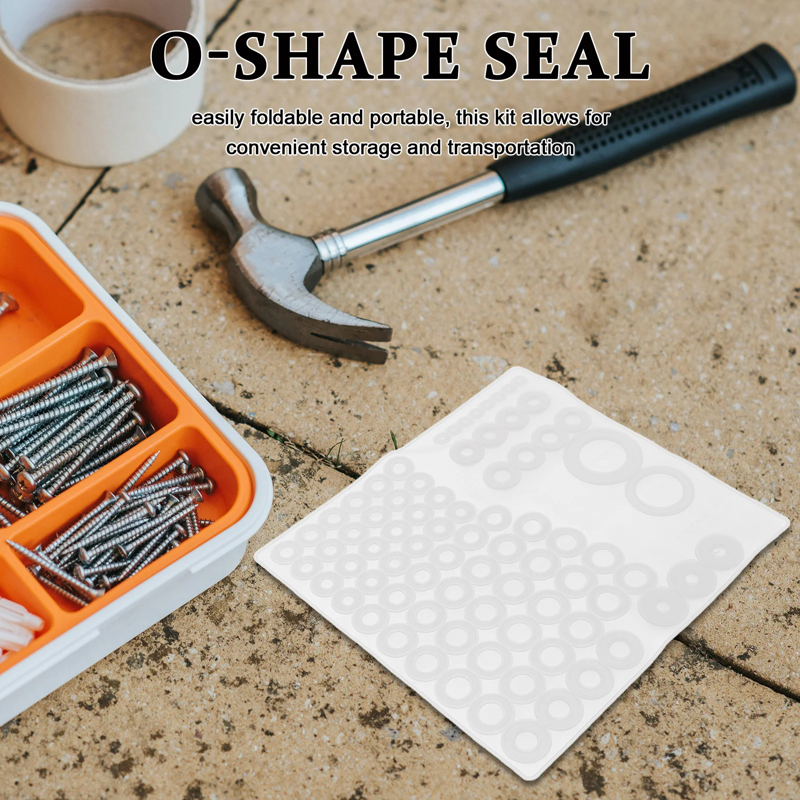 

79 pcs Kitchen Water Faucet Sealing Washer O-Shape Silicone Gasket Repair Kit For Sink Plumbing Hose Outdoor Maintenance