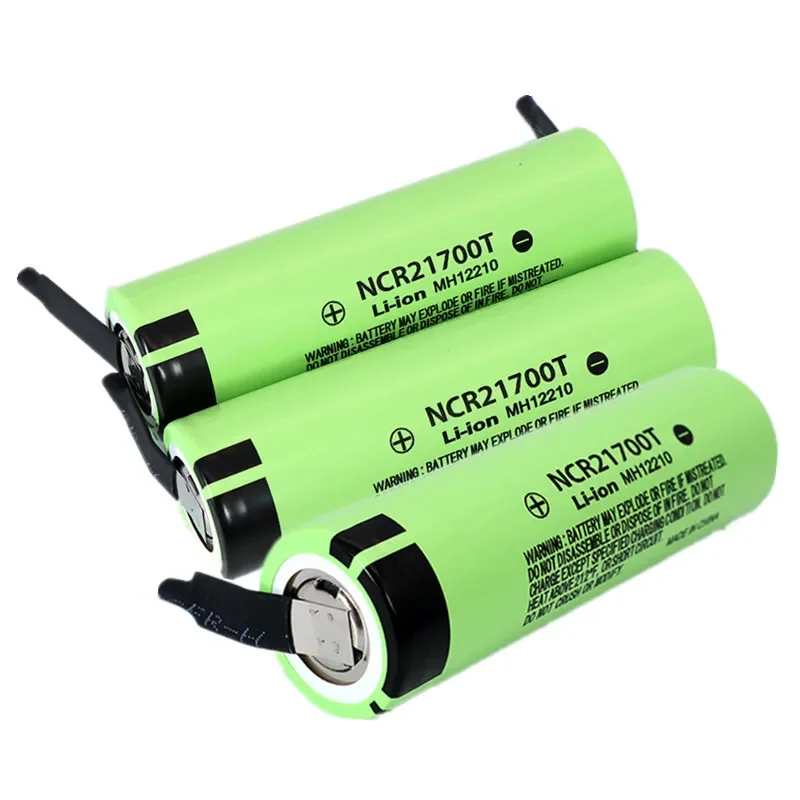 NCR21700T 3.7V 4800mAh Lithium-ion Rechargeable Battery with A Discharge Rate of 15A Is Suitable for Electric Vehicles, DIY, Etc