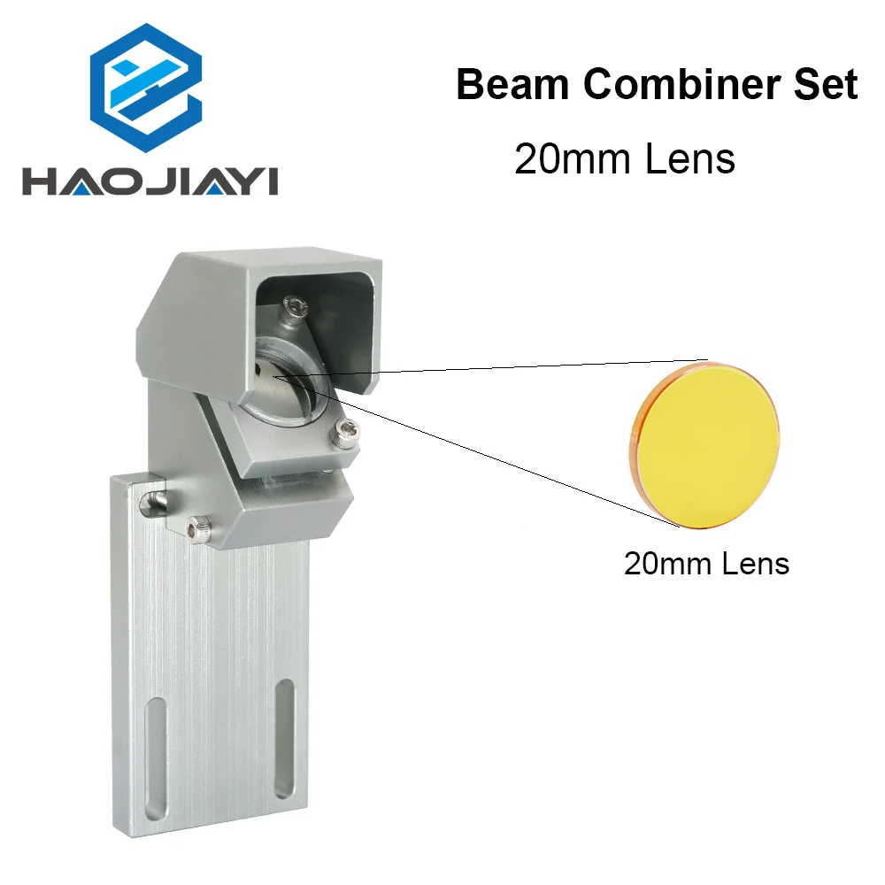 Imagem -03 - Laser Beam Combiner Conjunto com Montagem e Ponteiro Laser 20 mm Znse Co2 Máquina de Gravação a Laser Novidades Arrival