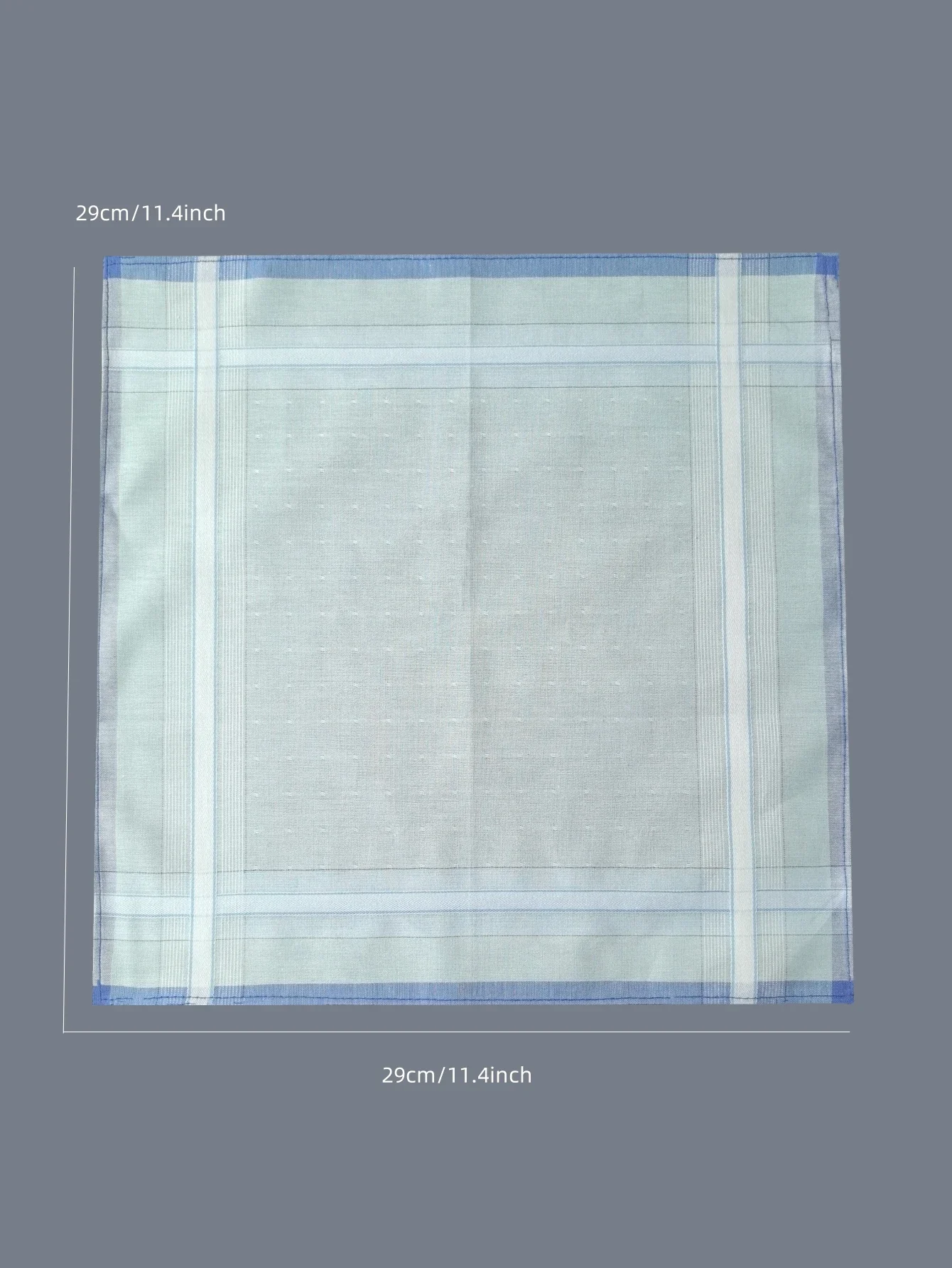 29CM/11.4-inci saputangan mini katun jacquard universal modis dan dekorasi elegan 6PCS, versi tipis