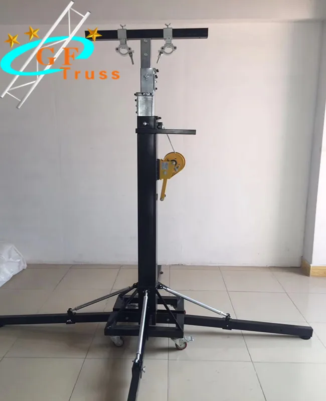 Guangzhou Aluminum Heavy Duty DJ Folding Line Array Speaker Stand Crank up Stand Truss