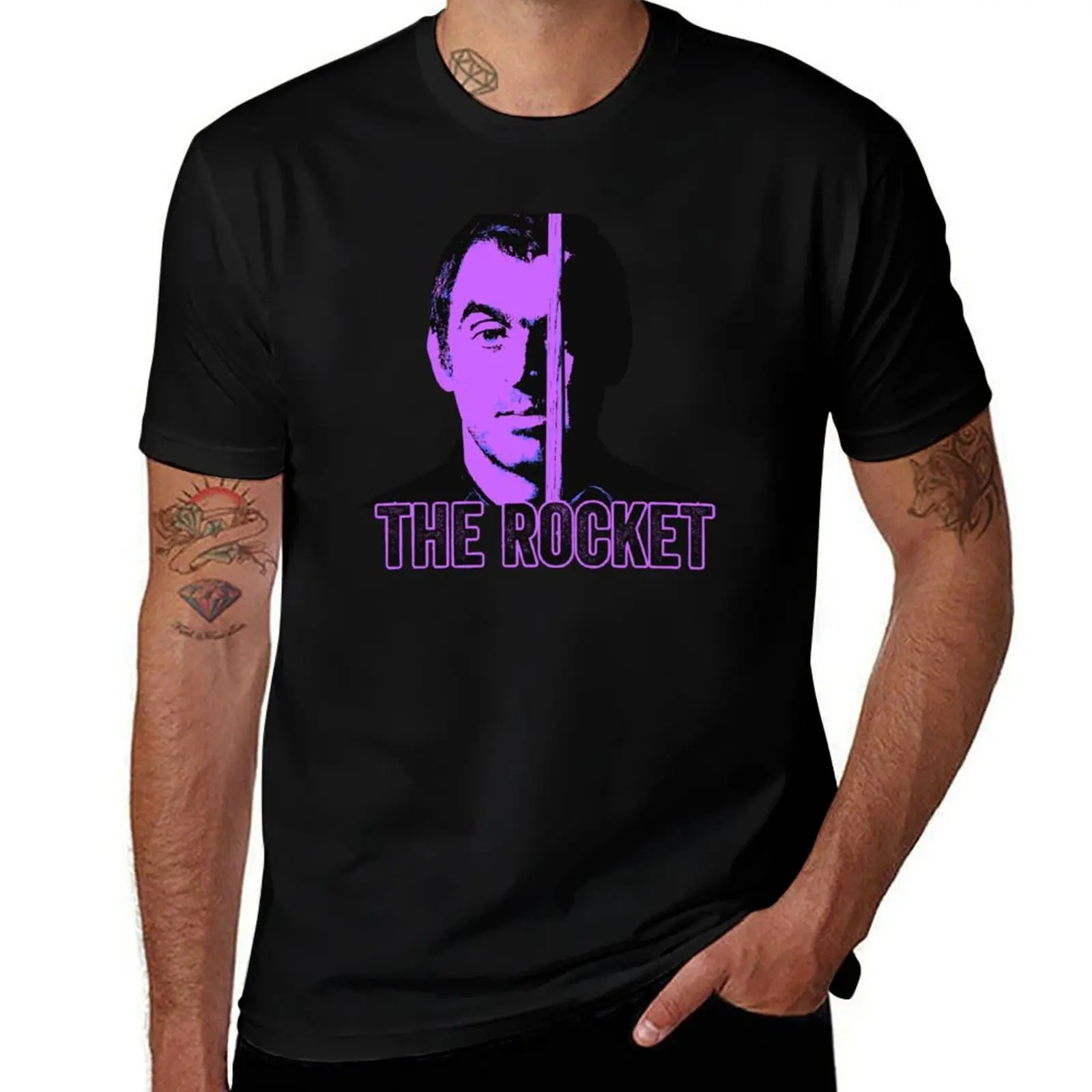 

Rocket Ronnie O_Sullivan T-Shirt kawaii clothes Blouse Men's cotton t-shirt