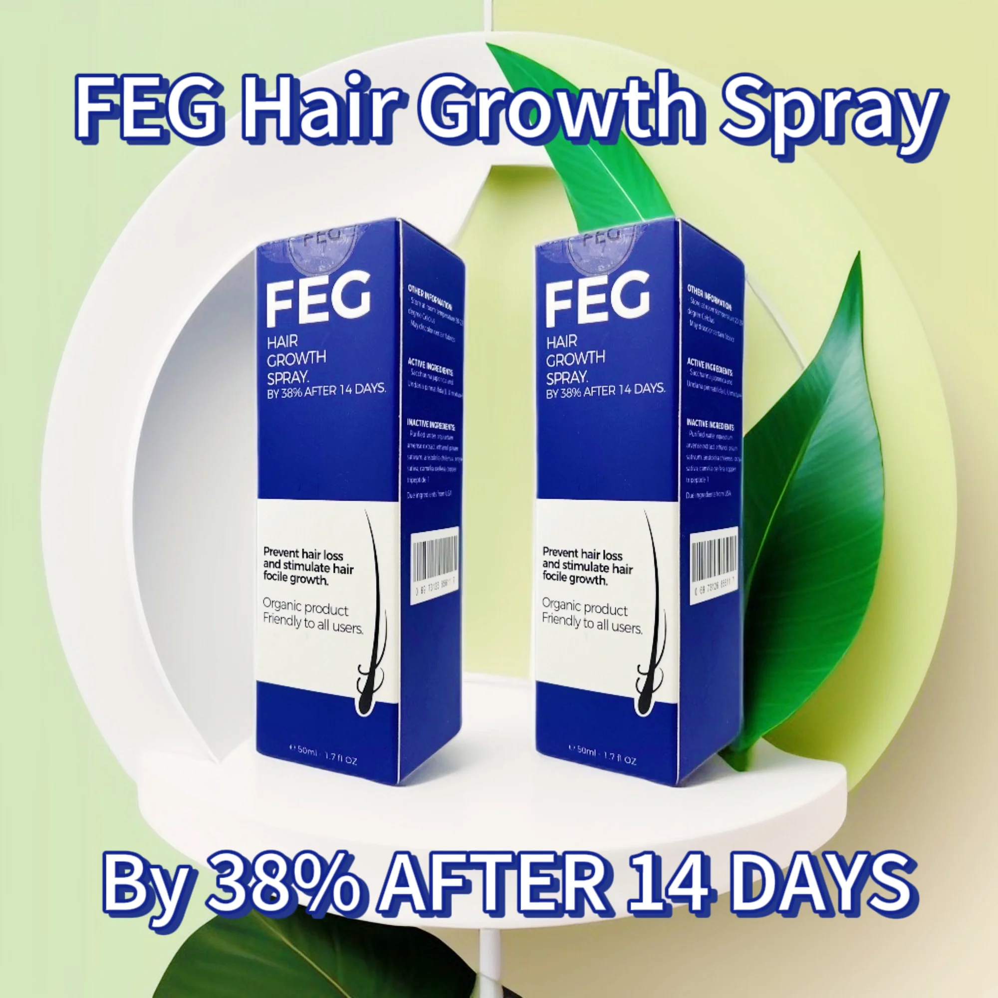 

FEG Hair Moisturizing Care Solution спрей для роста волос оригинальный уход за волосами 50 мл
