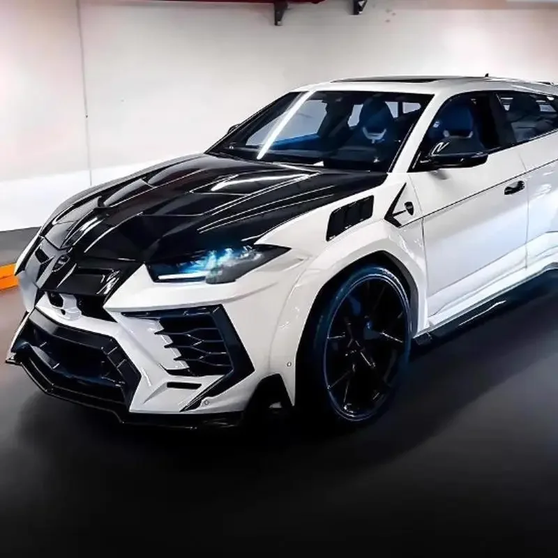 FOR Luxury Carbon Fiber M-style Modified Large Enveloper Cover Front and Rear Lip Wheelbrow Body Kit for The Lamborghini URUS