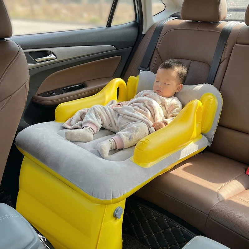 Colchão Inflável para Carro, Cama de Ar para Viagens Longas, Rede de Assento para Bebês e Crianças, Conforto para Dormir em Carro, Caminhão, Trem e Avião