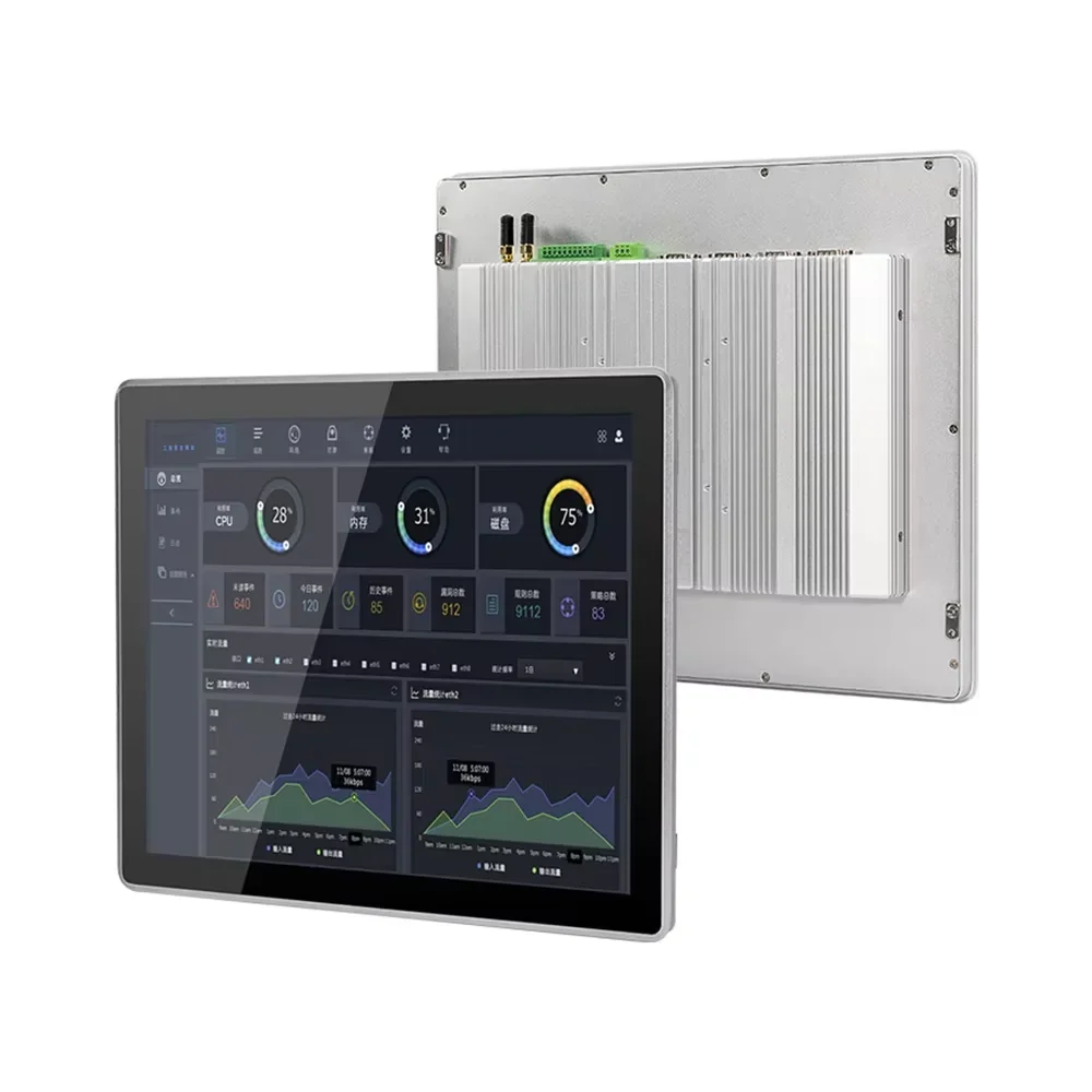 19-Inch All-In-One Industrial Control Computer with DDR4 Capacitive Touch Embedded Type Industrial Panel PC